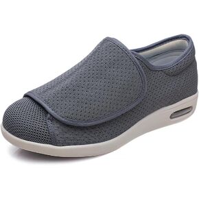W&LESVAGO Women's Wide Width Diabetic Edema Shoes with Fully Adjustable Closures Easy On/Off, Air Cushion Walking Sneakers for Elderly Swollen Feet Outdoor in Saudi Arabia