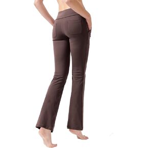 Cifupy Bootcut Yoga Pants for Women with Pockets High Waisted Workout Pants for Women Bootleg Yoga Pants 4 Way Stretch Pants