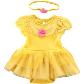 REXREII Baby Girls Halloween Costumes Princess Birthday Romper Tutu Dress w/Headband Christmas Party Fancy Outfits in Kuwait