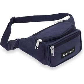 Everest Signature Waist Pack - Large, Black, One Size,044XLD-BK