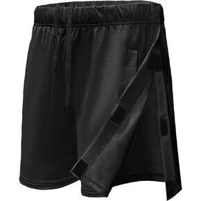 Post Surgery Shorts for Men Tear Away Shorts Cotton Knee Hip Replacement Recovery Short After Surgery Clothing for Women