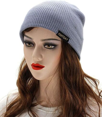 KNITDAY Fisherman Beanie Trawler Sailor Skullcap Knit Short Hat Unisex in Kuwait