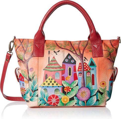 Anna by Anuschka Zip-top Organizer with Outside Side Pockets in Kuwait