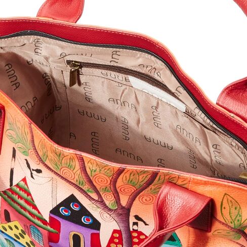 Anna by Anuschka Zip-top Organizer with Outside Side Pockets in Kuwait
