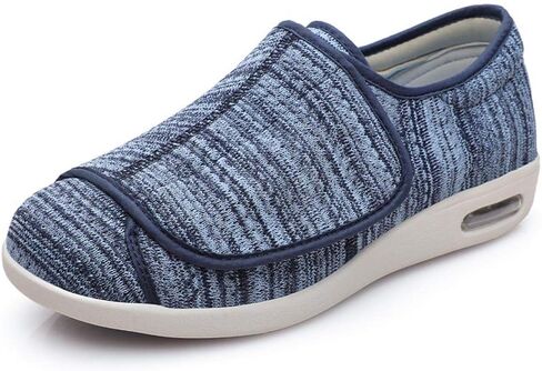 W&LESVAGO Women's Wide Width Diabetic Edema Shoes with Fully Adjustable Closures Easy On/Off, Air Cushion Walking Sneakers for Elderly Swollen Feet Outdoor in Saudi Arabia