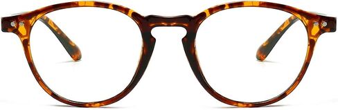 Blue Light Blocking Glasses Vintage Round Frame Eyeglasses for Women Men Black in Kuwait