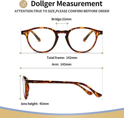Blue Light Blocking Glasses Vintage Round Frame Eyeglasses for Women Men Black in Kuwait