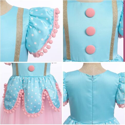IDOPIP Carnival Circus Costume for Kids Baby Girls Romper Tutu Dress Princess Birthday Party Dress up with Headband Outfit in Kuwait