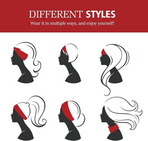 MoKo Versatile Sports Headband, Breathable Lightweight Sweat Wicking Multi-use Headwear, Fashionable Knotted Hair Band in Kuwait