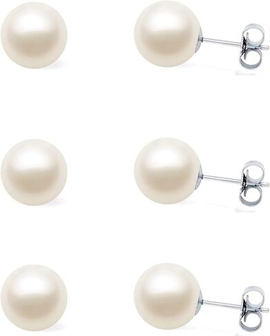 G23 Titanium Ear Post For Sensitive Ears 3mm 4mm 5mm 6mm Pearl Stud Earrings Implant Grade Piercing Studs in Kuwait