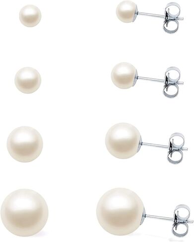 G23 Titanium Ear Post For Sensitive Ears 3mm 4mm 5mm 6mm Pearl Stud Earrings Implant Grade Piercing Studs in Kuwait