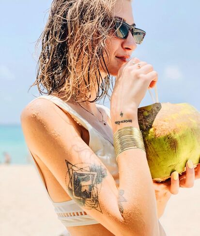 CASDAN 1-8 قطع الكفة الإسورة سوار للنساء مفتوحة واسعة سلك أساور الذهب المعصم الكفة التفاف سوار in Kuwait