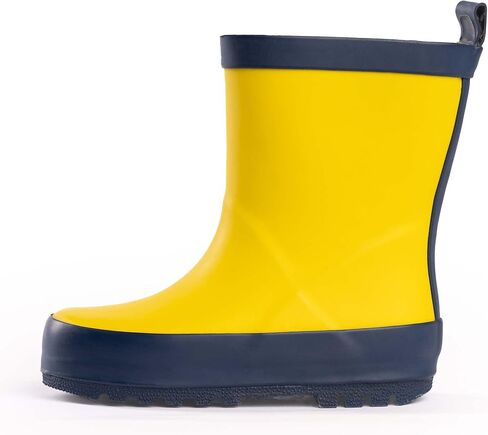 NORTY Rubber Rain Boots for Kids - Waterproof Rubber Boots Boys and Girls Solid & Printed Rainboots for Toddlers and Kids in Kuwait