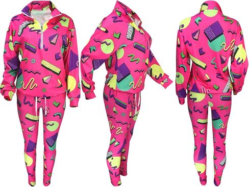 EOSIEDUR Women's Two Piece Outfits Zipper Pullover Tops and Elastic Waist Pants with Pockets Sweatsuit Tracksuit Sets in Kuwait
