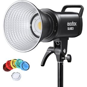 Godox SL60IID LED Video Light,70W 5600K±200K Bowen Mount Photography Studio Lighting with Reflector for Video Lighting,Still Life Photography,Portrait,Wedding Photography in Saudi Arabia