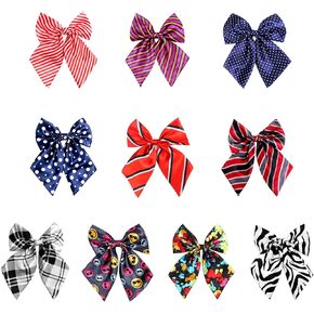 Segarty Dog Neck Bows, 30PCS Adjustable Pet Bowties Collar for Medium Large Dogs, Dog Bowknot Bow Neck Ties Costumes Grooming Accessories Neck Bows for Christmas Birthday Holiday Festival Party
