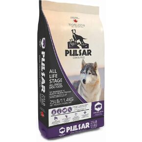HORIZON PET NUTRITION Pulsar Grain Free, Non GMO, Meat Dense All Life Stage Dry Dog Food, Natural, 25 Pound (Pack of 1) (HRN-010) in Saudi Arabia