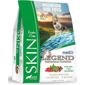 طعام الكلاب للبشرة الحساسة من فورزا 10 ليجند، طعام جاف للكلاب خالٍ من الحبوب للبشرة الحساسة مع أعشاب علاجية، طعام للكلاب بنكهة الأنشوجة البرية المسببة للحساسية، للكلاب البالغة، عبوة من قطعة واحدة (5 رطل) in Kuwait