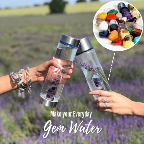 هدايا ساحرة من رالي بوزن 1 رطل للنساء من البلورات السائبة وأحجار الشفاء مع حقيبة للتأمل والشفاء والريكي (صغير) in Kuwait