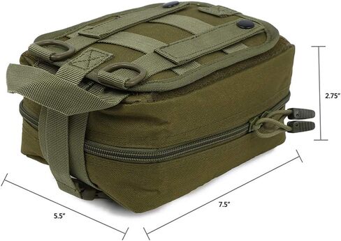 حقيبة إسعافات أولية من Molle، حقيبة تكتيكية مزق Away EMT، حقيبة طبية IFAK Molle تصميم سريع الإصدار للتنزه في الهواء الطلق والتخييم والسفر in Saudi Arabia
