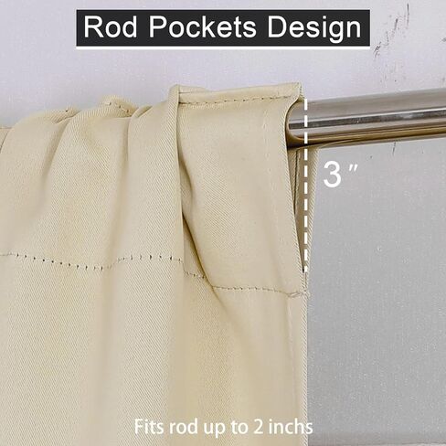 Estelar Textiler ستائر تعتيم أرجوانية بطول 63 بوصة لوحتين، ستائر تعتيم خلفية للغرفة/جيب قضيب لغرفة نوم الفتيات، ستائر نوافذ معزولة حراريًا تحجب الضوء لغرفة الأطفال، 38 عرضًا × 63 طولًا in Kuwait