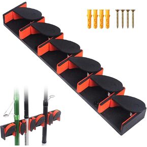 Vertical Black Fishing Rod Holder in Kuwait