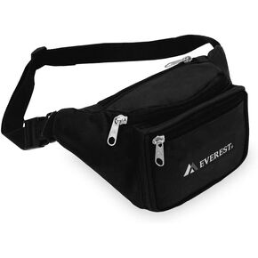 Everest Signature Waist Pack - Medium, Black, One Size