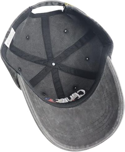 Cruise Hair Don't Care Hats for Men Women, Adjustable Vintage Embroidered Washed Cotton Denim Boat Baseball Cap in Saudi Arabia