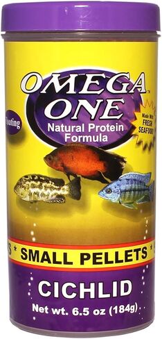 Omega One Floating Cichlild Pellets Small 6.5oz in Saudi Arabia