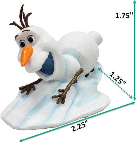 PENN-PLAX Disney’s Frozen Officially Licensed Aquarium Ornament – Sliding Olaf – Mini Size in Saudi Arabia