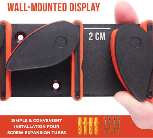 Wilkey Way Vertical Black Fishing Rod Holder - Fishing Pole Holders For Garage - Fishing Rod Holders For Garage - Fishing Pole Mount For Wall - Fishing Pole Storage Rack - Rod Storage For Boat in Saudi Arabia