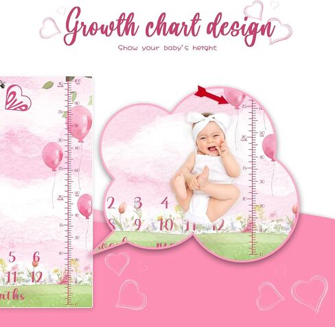 E.Tnal Pink Classic Pooh Baby Stuff - بطانية ويني بيبي الشهرية لديكور الحضانة المحشوة للفتيات الصغيرات Pooh Bear مقاس 47 بوصة × 40 بوصة in Kuwait