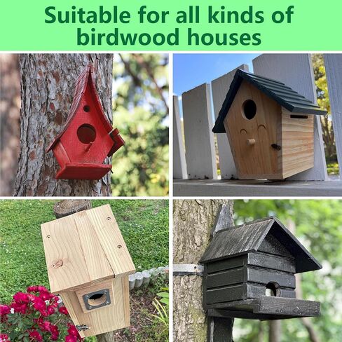 4 Sets Bird House Hanger Bracket- Stable Bird House Mounting Bracket- Bird House Bracket Racks with 8 Srews for Multifunction Fixing Device in Saudi Arabia