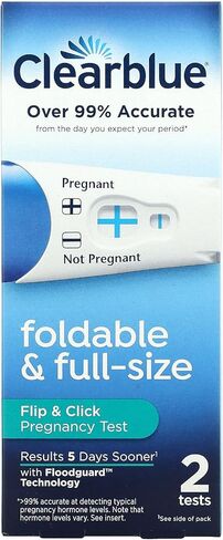 كلير بلو, اختبار الحمل فليب اند كليك، اختبارين in Kuwait