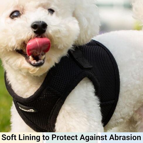 Mr. Peanut's PupTrek Small Dog/Cat Soft Mesh Step in Harness Vest (Extra Small, Red) in Kuwait