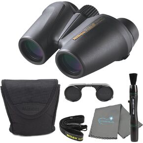 Nikon Prostaff 10x25 Binocular Waterproof All-Terrain Binoculars Bundle with a Nikon Lens Pen and Lens Cloth in Kuwait
