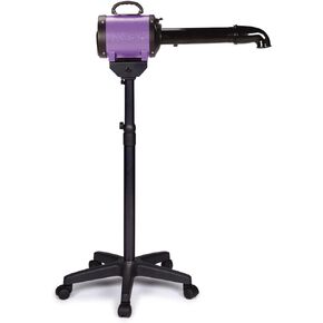 Pet Edge Master Equipment FlashDry Blue Pet Dryer with Vertical Rolling Stand – Fast Dryer Works with All Types of Coats