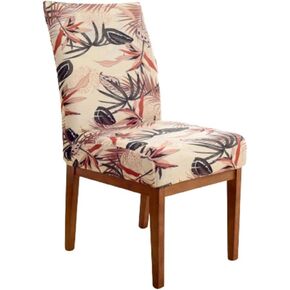 Charm Stretch Dining Room Chair Covers - Set of 6 Universal Removable Washable Chair Slipcovers Protector, Boho in Saudi Arabia