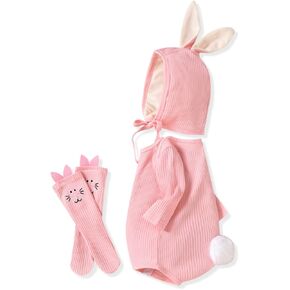 Aalizzwell Infant Baby Boys Girls Easter Clothes Bunny Outfit