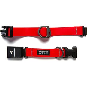 Stunt Puppy Dog Collar, Fi Series 3 and 3+ Ready, XLarge, Reflective Orange - Compatible with Fi GPS Device (Not Included) in Saudi Arabia