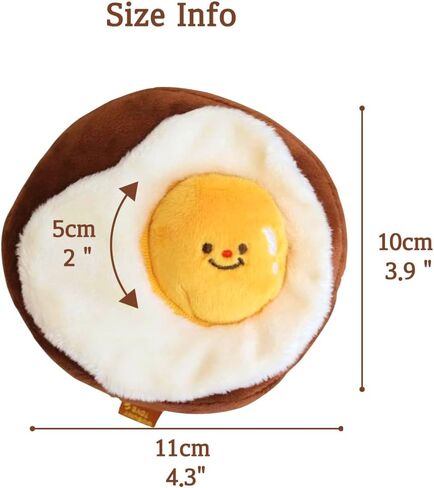 GOSUNY TOYS Dog Snuffle Toy, Squeaky and Crinkly Dog Toy, Interactive Small Dog Toys, Hamburg Steak Dog Toys for Small Breed in Kuwait