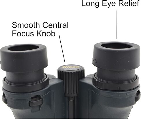 Nikon PROSTAFF 10x25 (7485) Black Binoculars Bundle with Lens Pen and Cleaning Cloth, Compact Binoculars for Adults for Hunting, Bird Watching, and Hiking Essentials, Waterproof All-Terrain in Saudi Arabia