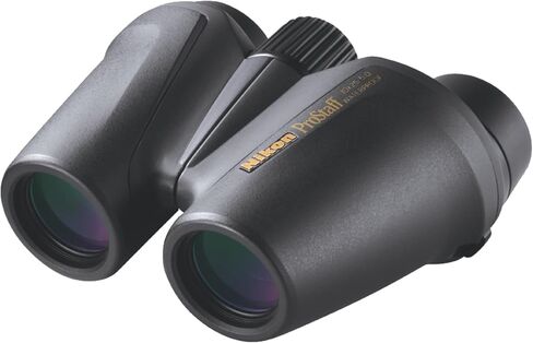 Nikon PROSTAFF 10x25 (7485) Black Binoculars Bundle with Lens Pen and Cleaning Cloth, Compact Binoculars for Adults for Hunting, Bird Watching, and Hiking Essentials, Waterproof All-Terrain in Saudi Arabia
