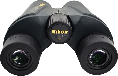 Nikon PROSTAFF 10x25 (7485) Black Binoculars Bundle with Lens Pen and Cleaning Cloth, Compact Binoculars for Adults for Hunting, Bird Watching, and Hiking Essentials, Waterproof All-Terrain in Saudi Arabia