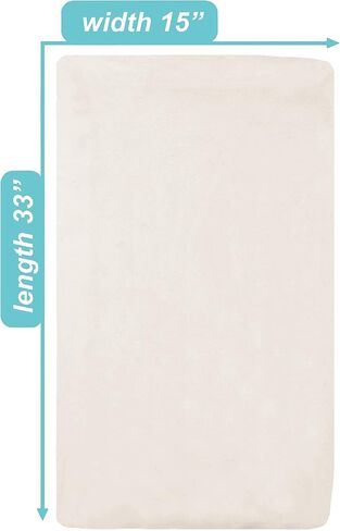 American Baby Company Knit Fitted Crib Sheet Made with Organic Cotton in Sage Color, Soft Breathable, for Boys and Girls, Celery, Crib Size (22550) in Saudi Arabia