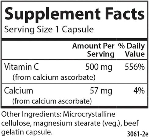 Carlson - Mild-C, 500 mg, Buffered Vitamin C, Immune Support & Optimal Wellness, Antioxidant, 100 Capsules in Saudi Arabia