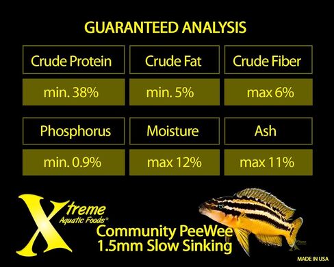 Xtreme Aquatic Foods 2128-B Community Peewee Fish Food in Saudi Arabia