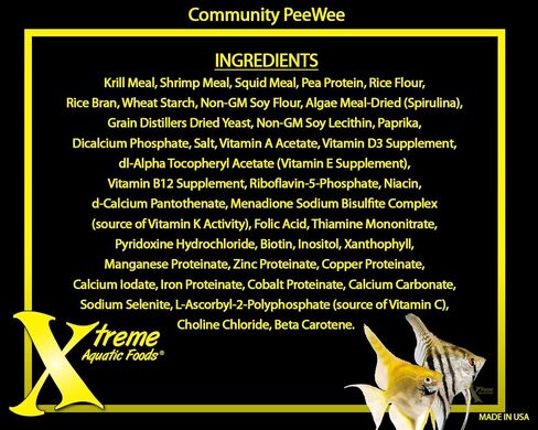 Xtreme Aquatic Foods 2128-B Community Peewee Fish Food in Saudi Arabia