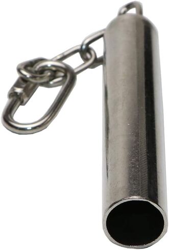 Stainless Steel Bell Bird Toys Chew Toy for Parrot, Macaw, African Greys, Small Cockatoo, Parakeet, Cockatiels Heavy Duty Bird Cage Stand Toys (L-8.45 inch) in Saudi Arabia