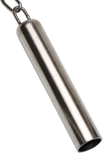 Stainless Steel Bell Bird Toys Chew Toy for Parrot, Macaw, African Greys, Small Cockatoo, Parakeet, Cockatiels Heavy Duty Bird Cage Stand Toys (L-8.45 inch) in Saudi Arabia